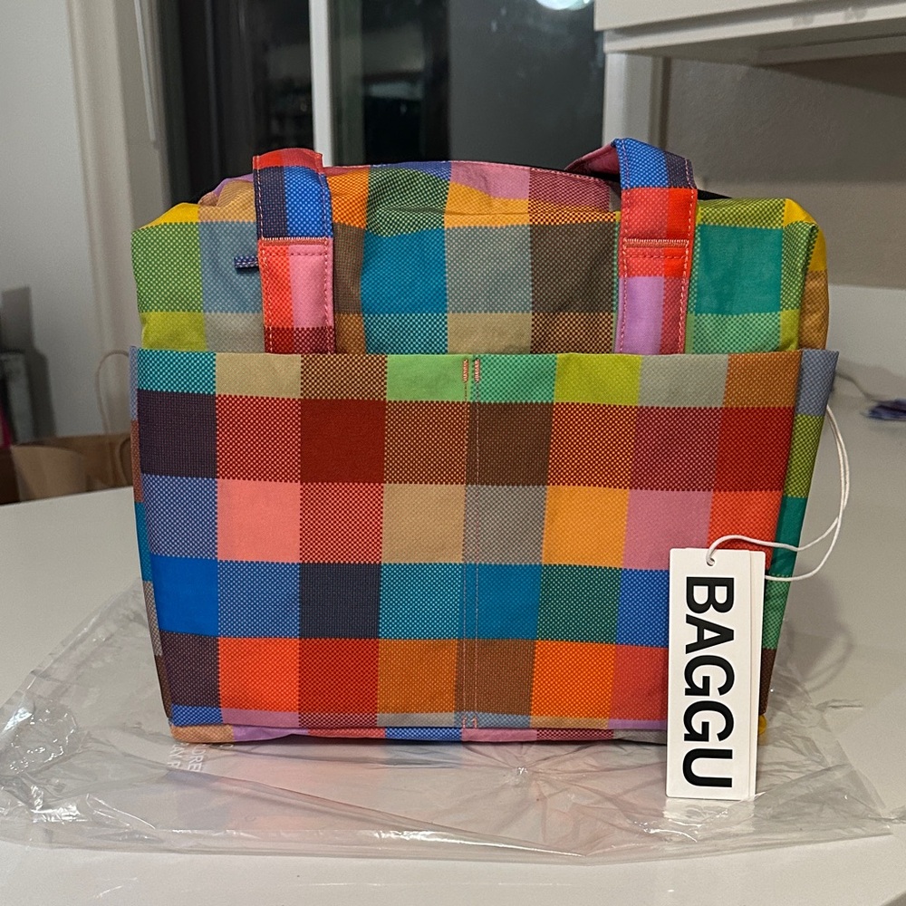 BAGGU Madras Everyday Cloud Bag